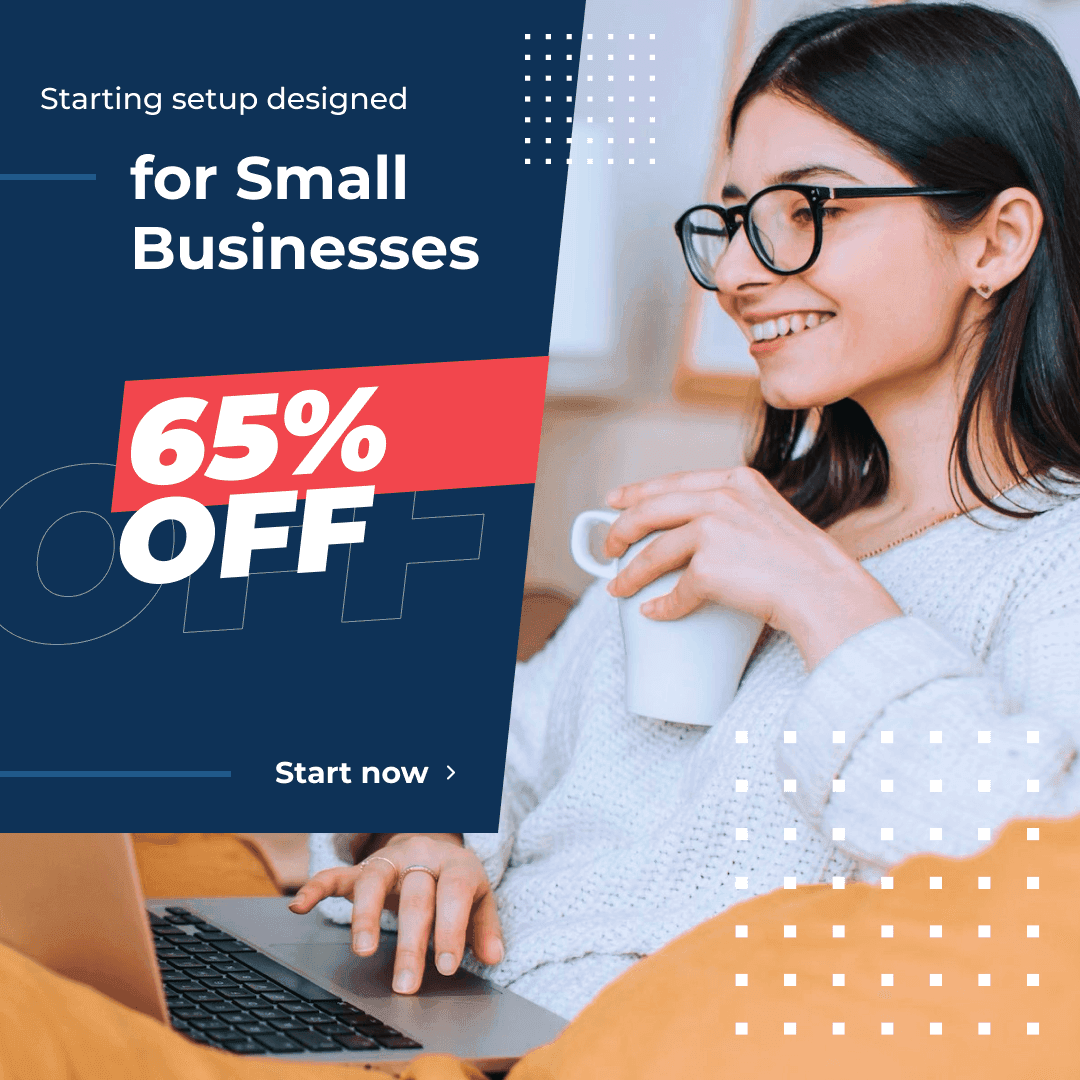 girl happy to be using Openprovider with a big discount