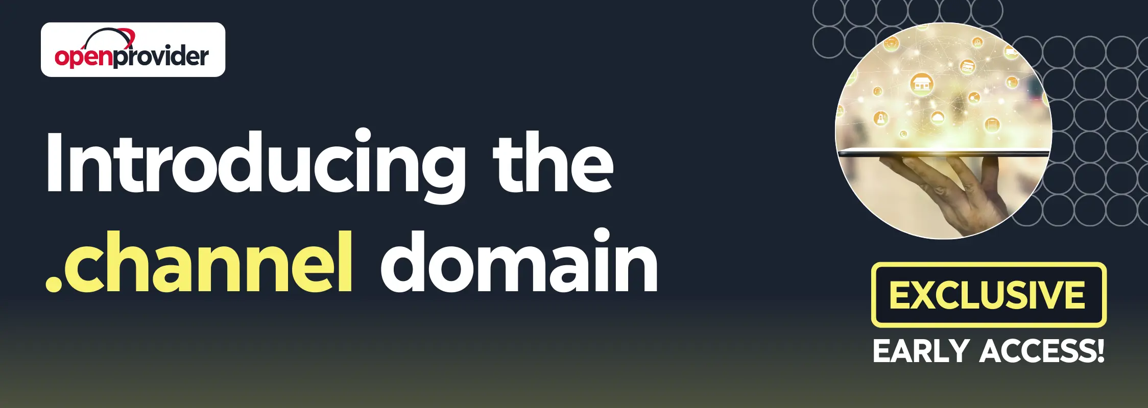 Introducing the .channel domain: exclusive early access!