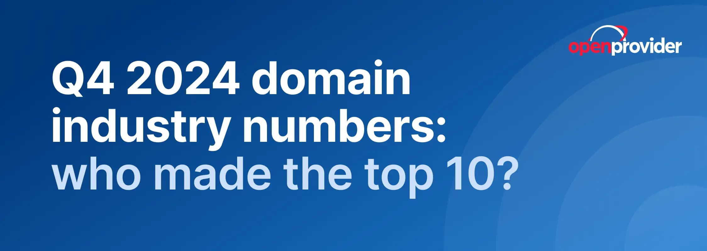 Q4 2024 domain industry numbers: who made the top 10?
