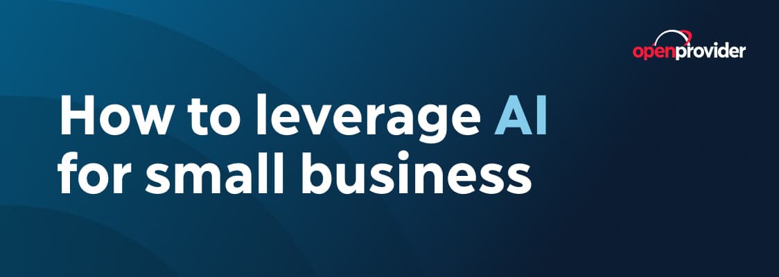 How to leverage AI for small business