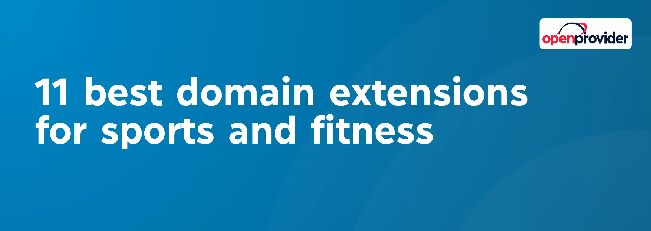 11 best domain extensions for sports and fitness