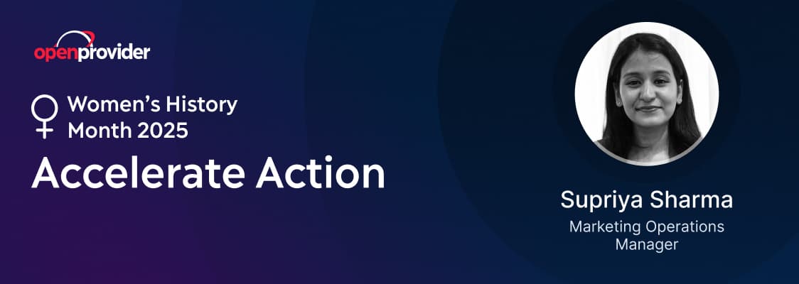 Women's History Month domains industry Openprovider