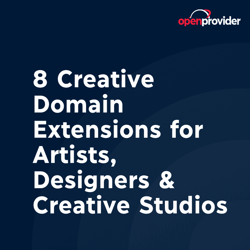 Creative Domain Extensions for Artists, Designers & Creative Studios