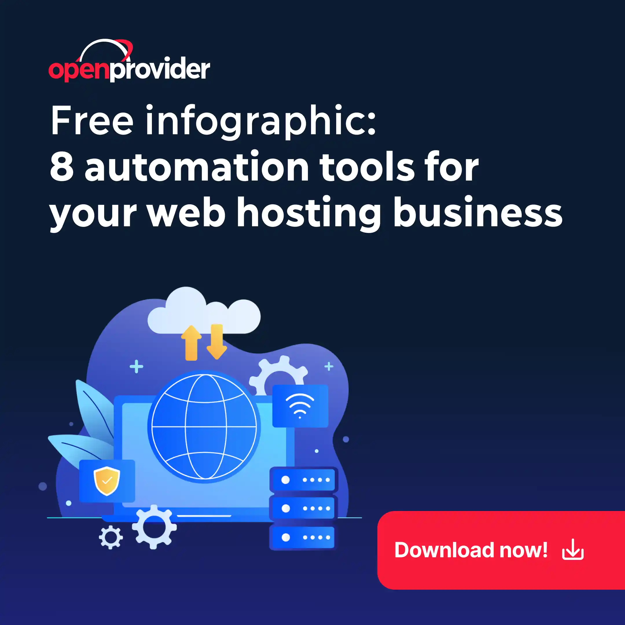 Free infographic: 8 automation tools for your web hosting business