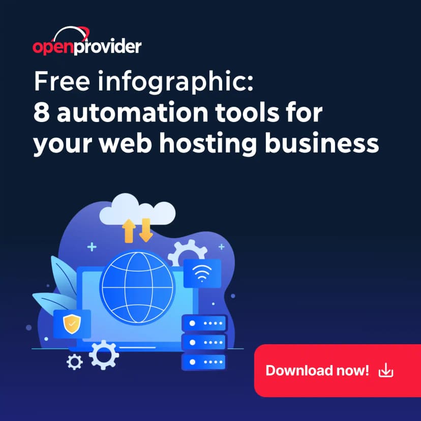 Free infographic: 8 automation tools for your web hosting business