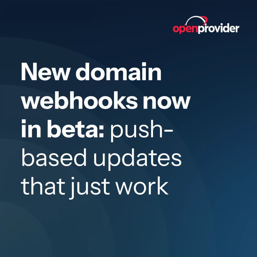 New domain webhooks now in beta: push-based updates that just work