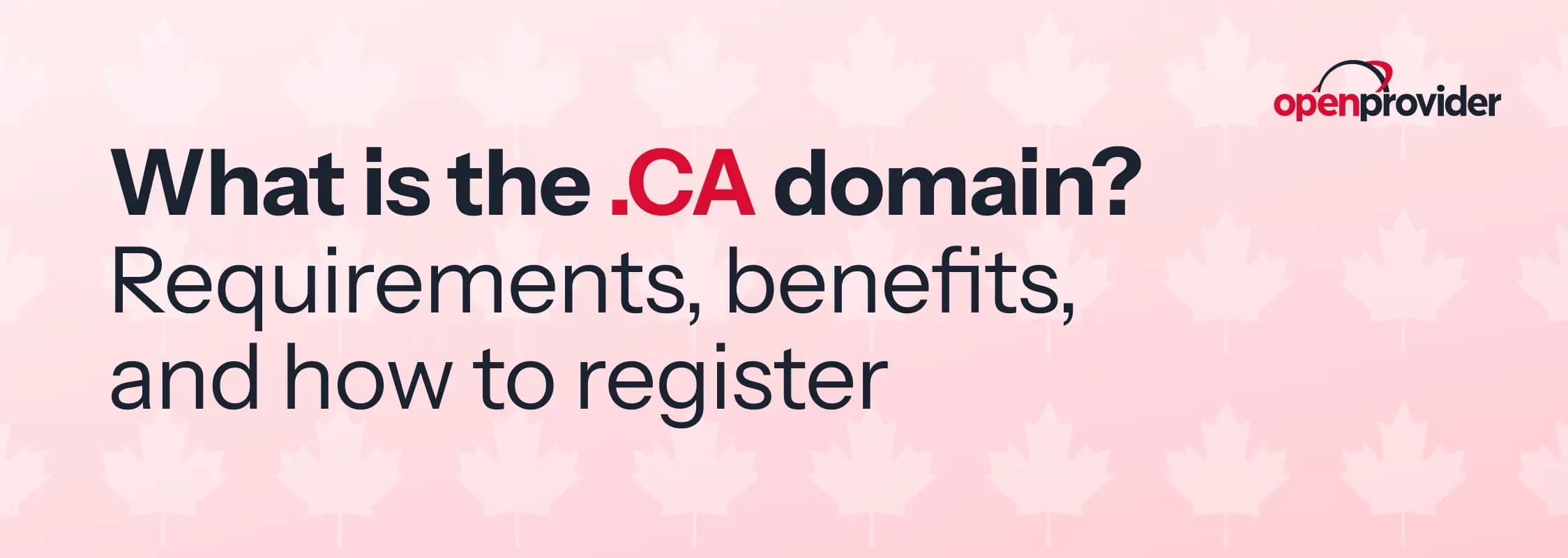 What is the .CA domain? Requirements, benefits, and how to register