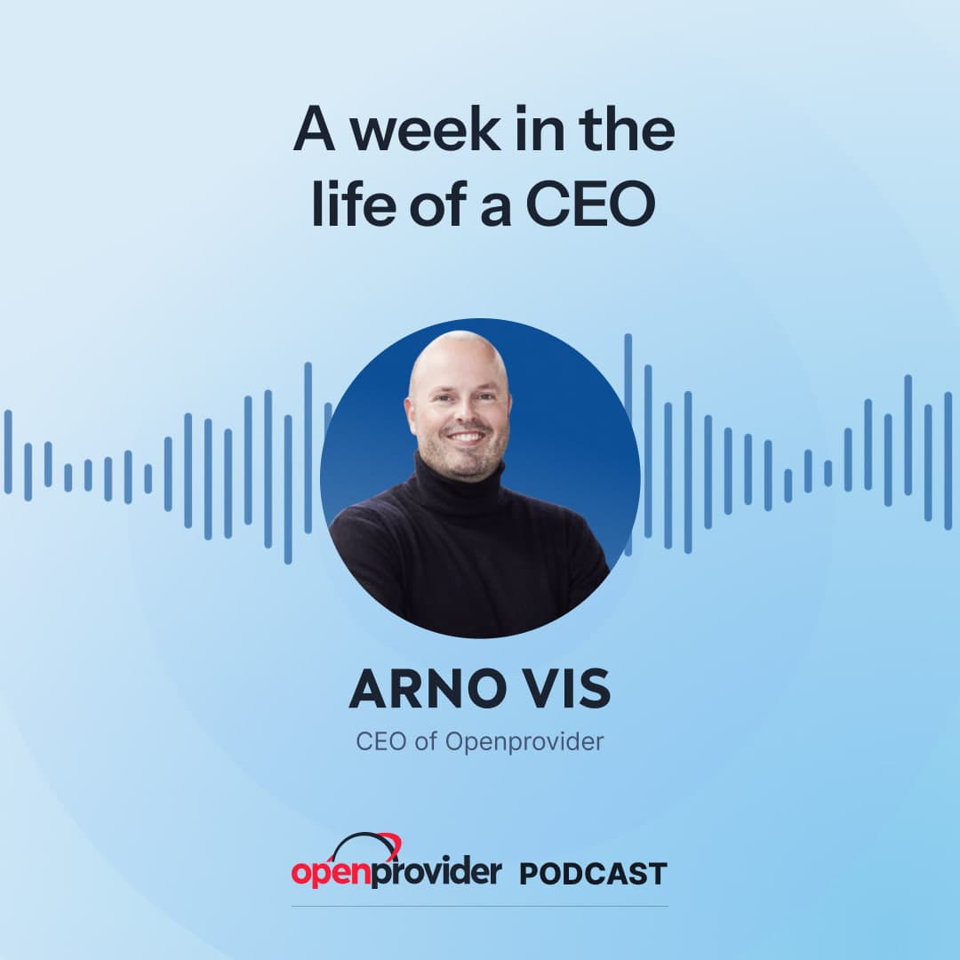 Arno Vis podcast: A week in the life of a domain registrar CEO