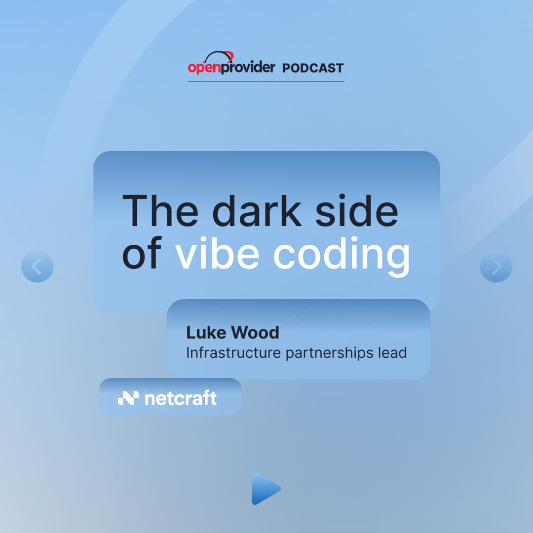 Vibe coding cybersecurity Openprovider Netcraft