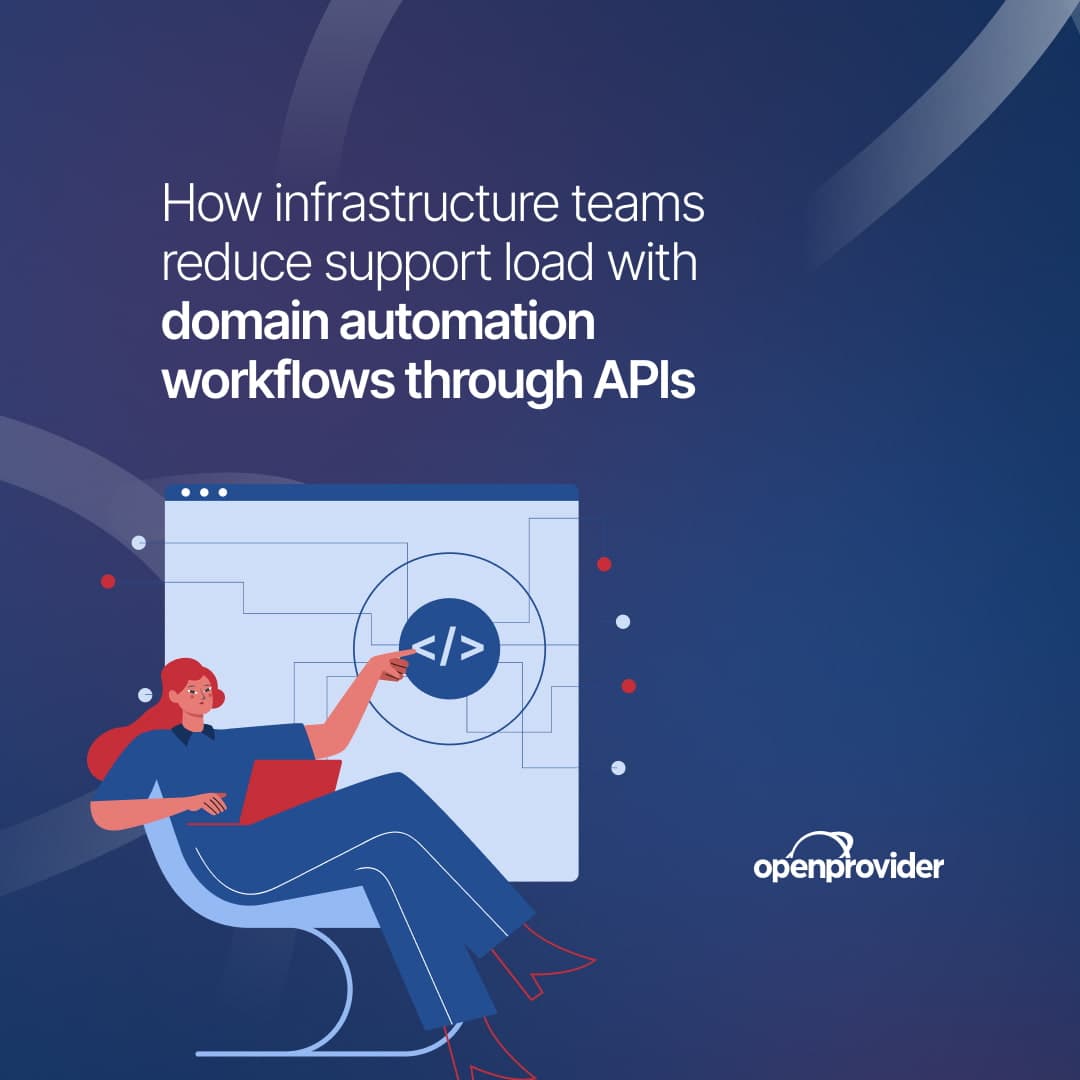 How infrastructure teams reduce support load with domain automation workflows through APIs