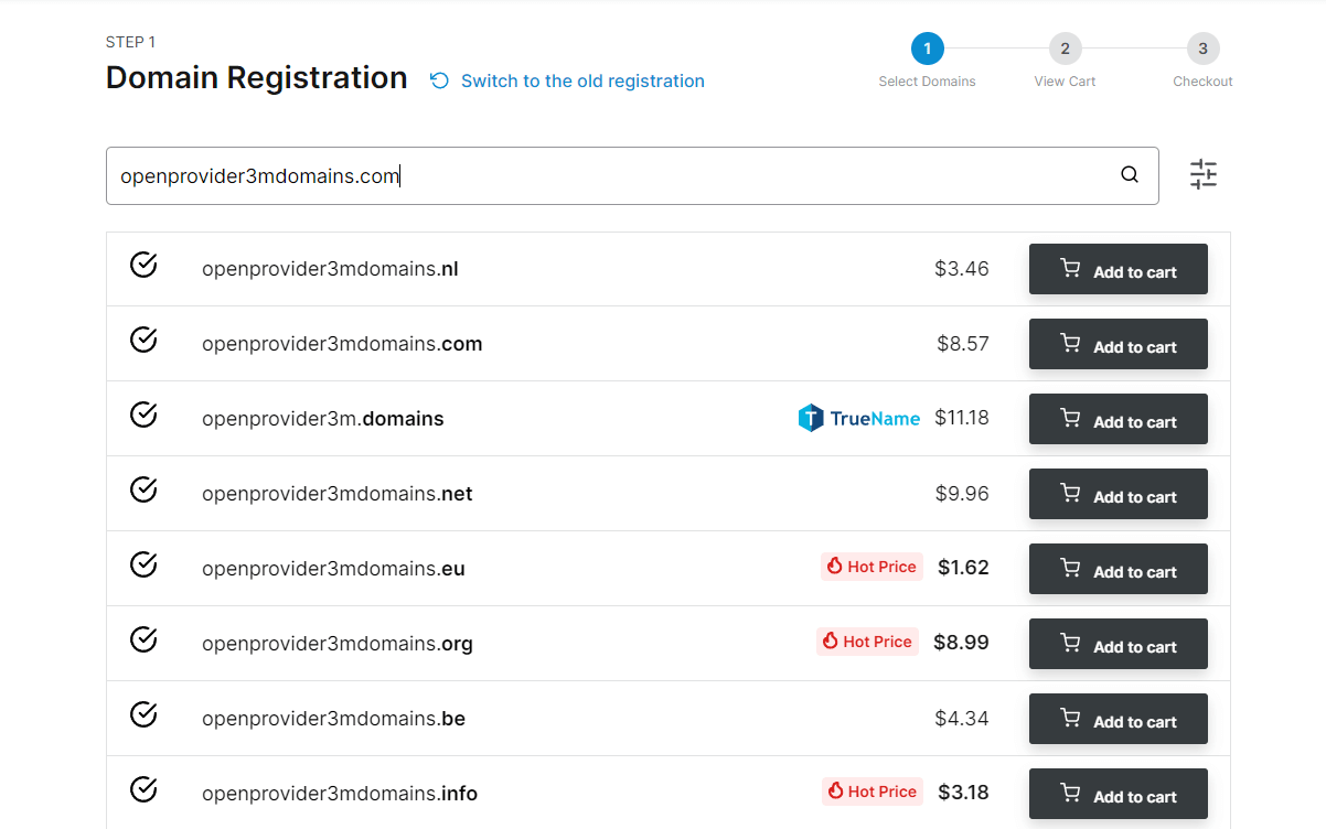 register domains