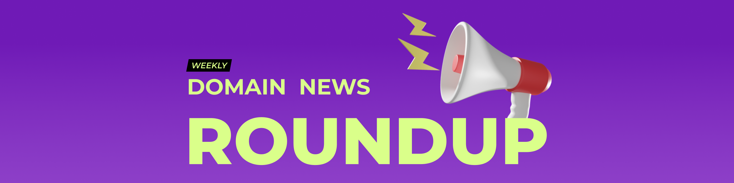 domain industry news roundup / nieuws uit de domeinindustrie