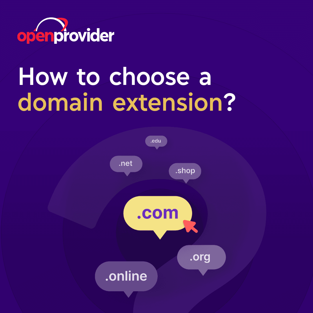 how to choose a domain extension