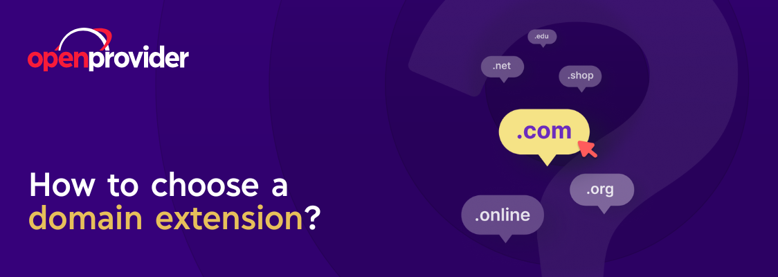 how to choose a domain extension