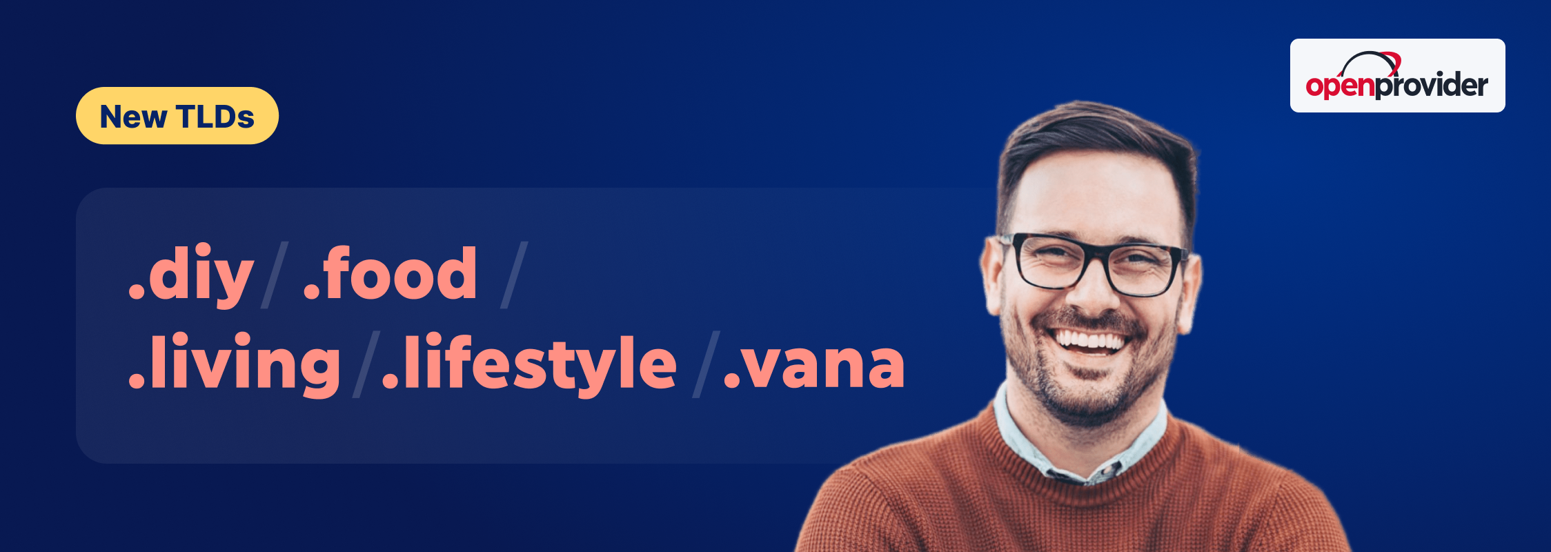 5 new TLDs on the market: .diy, .food, .living, .lifestyle and .vana