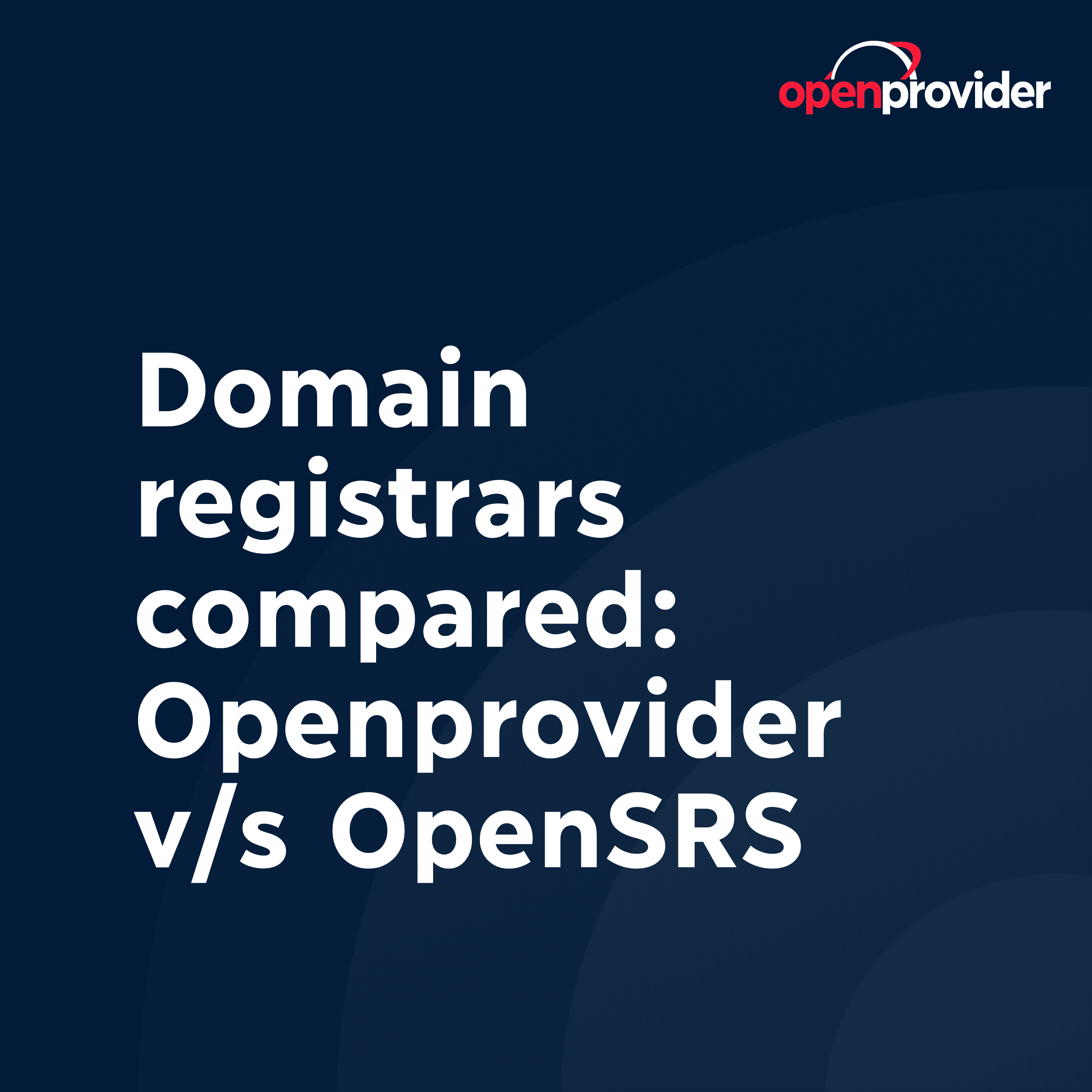 openprovider v/s opensrs