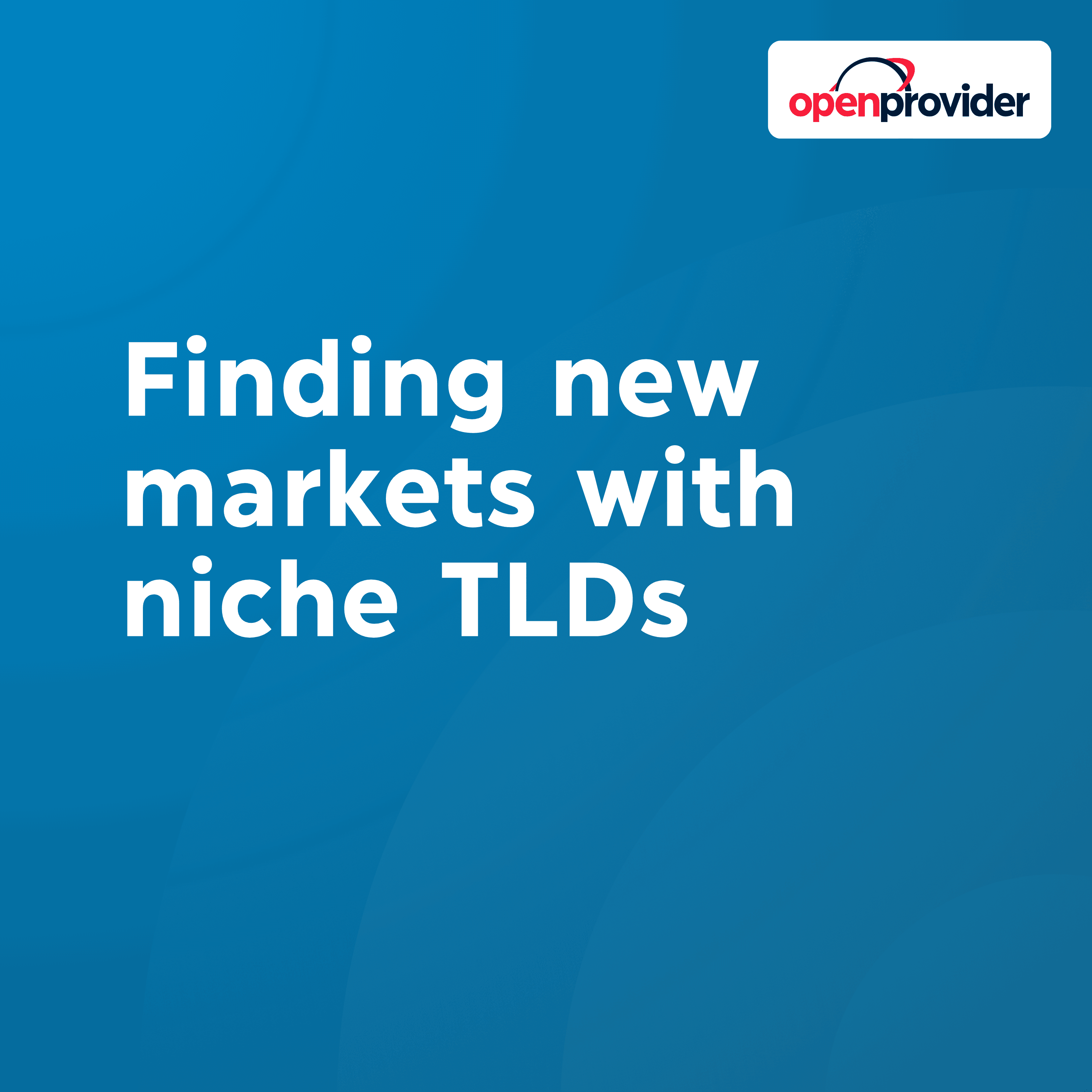 finding new markets by reselling niche TLDs