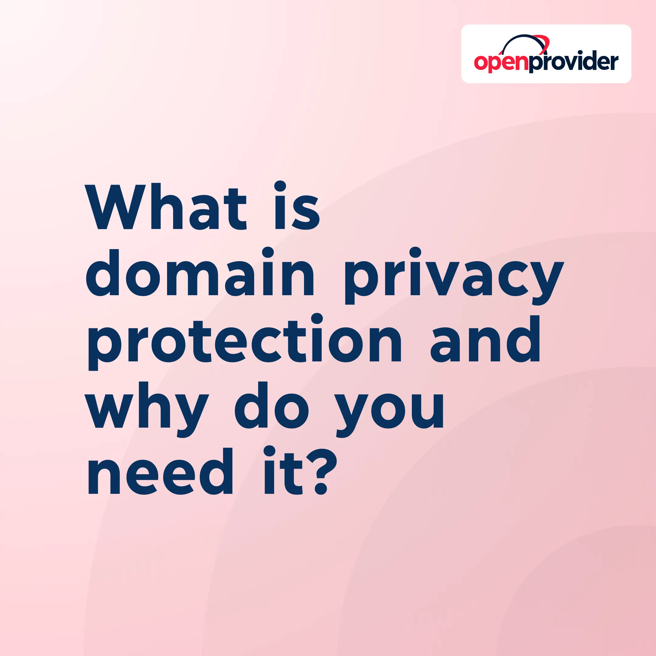 what is domain privacy protection and why do you need it