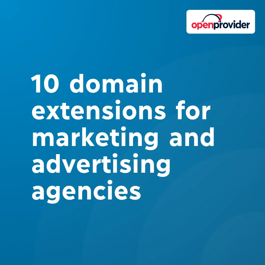 domain extensions for marketing and advertising agencies