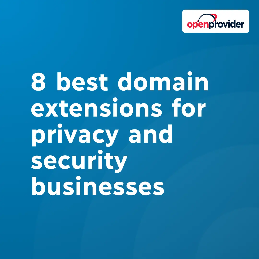 domain extensions for privacy and security