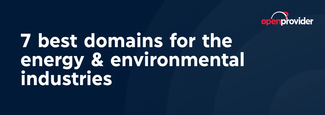 domains for the energy & environmental industries