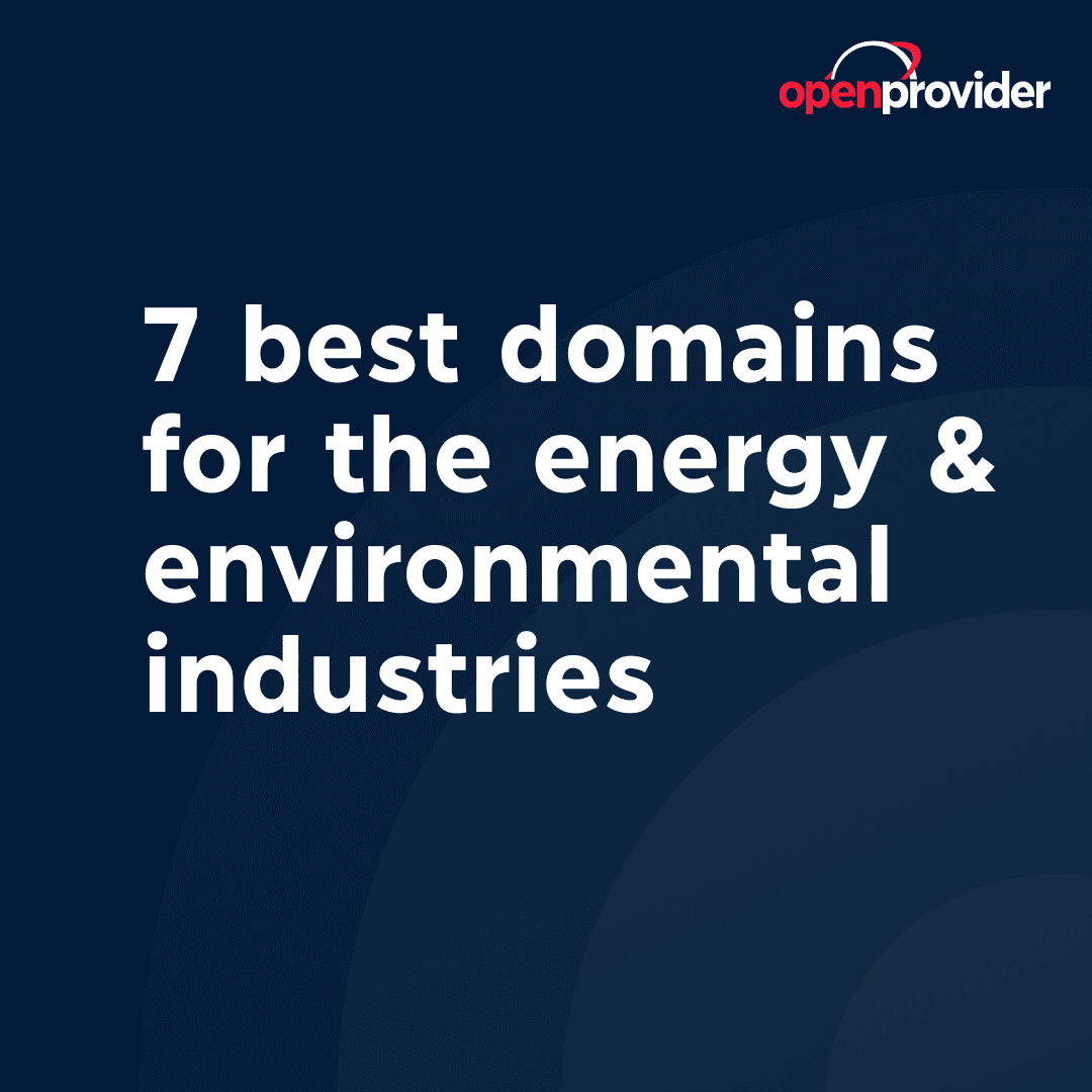 domains for the energy & environmental industries