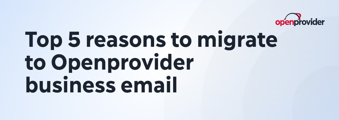 Openprovider business email