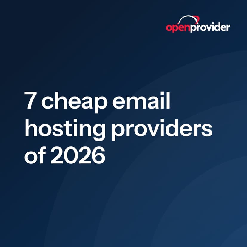 cheap email hosting providers