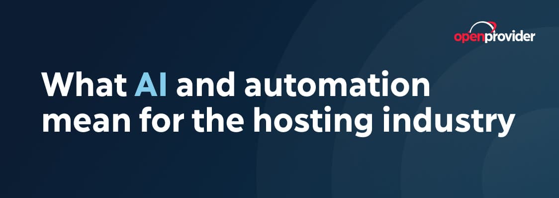 AI and automation in hosting