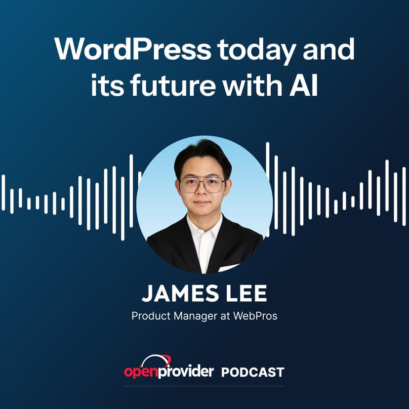 James Lee Wordpress and AI, Openprovider