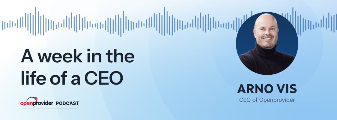 Arno Vis podcast: A week in the life of a domain registrar CEO