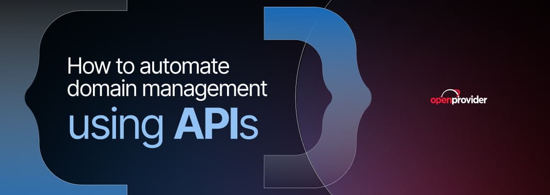 Automate domain management using api