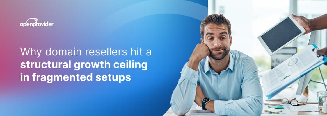 Why domain resellers hit a structural growth ceiling in fragmented setups