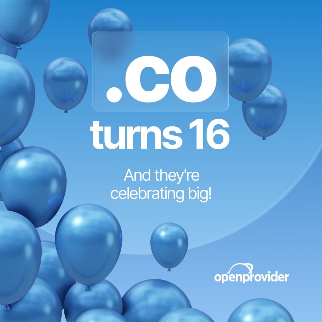 The .co TLD turns 16 years old in 2026