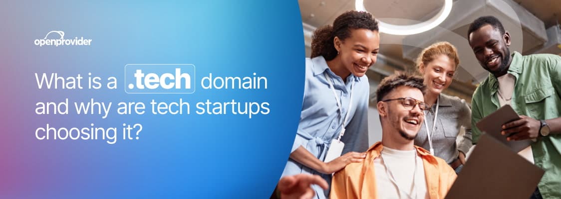 What is a .tech domain and why are tech startups choosing it?