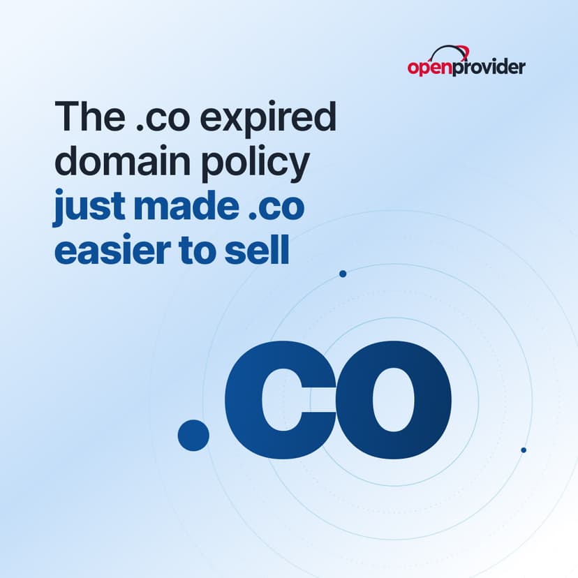 The .co expired domain policy just made .co easier to sell